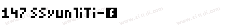 147 SSyunliTi字体转换